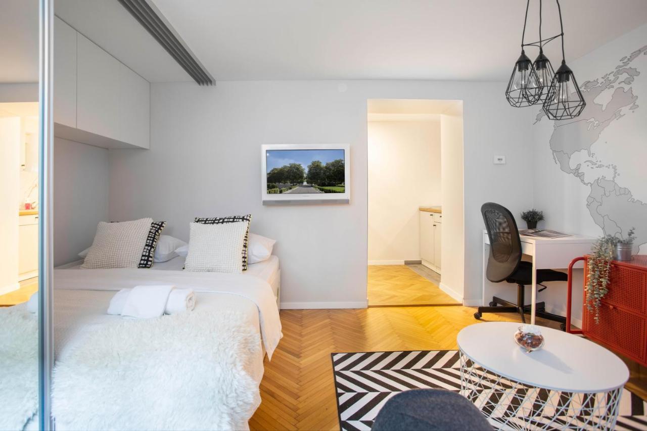 Apartament Modern Studio Near British Square Zagrzeb Zewnętrze zdjęcie